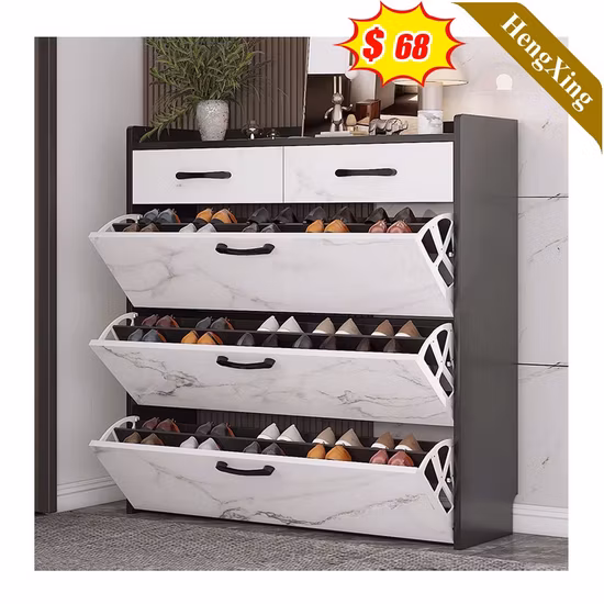 Armário de sapateira de madeira moderno multifuncional